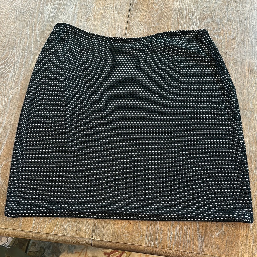 St. John Black and White Skirt